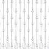 Cortina de Cuentas Decorativas de Cristal para Separador de Sala de Estar, Pantalla y Separador de Puerta a Puerta, Adecuada para Pasillo, Baño y Entrada, No Requiere Taladrar