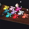 Long Petal Ling Ya Estilo Spray Paint Brincos Personalidade Feminina All-match Matte Flor Brincos Joias da Moda