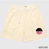 Shorts esportivos americanos para comércio exterior transfronteiriço, modelo Bird's Eye, secagem rápida, respiráveis, ideais para fitness, corrida e exercícios, com modelagem solta até o joelho e quatro pontos de ajuste.