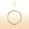 Pulseira de prata original Flor de Lótus 999,9 de pureza da Fu, novo estilo chinês com flores de lótus pintadas a ouro, pulseira de prata presente