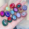 Oval Ocidental Princesa Shambhala argila macia diamante completo Nepal Diamond Ball buraco reto contas soltas DIY acessórios de jóias