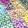 Contas Soltas de Vidro Tingido com Água de 8mm que Preservam a Cor para Joias Artesanais DIY, Contas de Porcelana Versáteis com Padrão de Dragão, Contas de Vidro, Acessórios para Joias