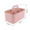 Caixa de armazenamento portátil de mesa com múltiplos compartimentos, multifuncional, empilhável, para organizar cosméticos, material de escritório e ferramentas