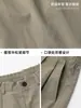 Pantalones Cortos Holgados con Diseño de Pliegues para Hombre, Nuevos Pantalones Casuales Primavera/Verano, Estilo Japonés Retro, Pantalones Versátiles de Seis Puntos