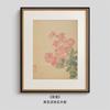 Pintura Decorativa Vintage Estilo Francés Chino para Sala de Estar Estilo Nuevo Chino Gabinete de Entrada Restaurante Dormitorio Pintura Colgante Mural Clásico de Flores