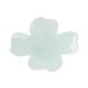 Porta-copos de Porcelana de Jade de Alta Qualidade com Design de Pétalas Gravadas em Monocromático de Alto Valor para Conjunto de Chá Kung Fu Doméstico e Acessórios de Chá