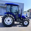 Lovo 504 Novo Trator Pequeno 8+8 Câmbio de Engrenagem Deslizante Modelo com Cabine 50 Cavalos de Potência Máquina de Preparo de Solo com Rodas Agrícola