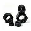 Tuerca hexagonal externa engrosada M2-M30 GB6170 de alta resistencia, tuerca hexagonal de acero al carbono ennegrecida de grado 8.8