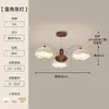 Luminária Pendente para Sala de Estar Estilo Wabi-Sabi Casca de Ovo Vintage, Sensação de Luxo Retro Americano, Novo Modelo 2026, Iluminação para Quarto Principal Estilo Francês