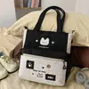 2025 Nuevo Diseño de Nicho Estilo Ins Niña Linda Dibujo Animado Bolso de Hombro Gran Capacidad Estudiante Viaje Diario Bolsa para Tutorías