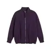 Suéter de Punto Suelto de Marca de Moda Todo Fósforo Otoño e Invierno Suéter de Pareja Moda Tendencia Marca Estilo Americano Cuello Vertical Cremallera Suéter Abrigo
