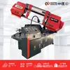 Sierra de Cinta Horizontal Hidráulica Semiautomática Máquina Pequeña de Corte de Metal Troquelado Sierra de Cinta Multifuncional de Ángulo 0-60 Grados
