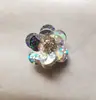 Parche de flor de lentejuelas hecho a mano DIY parche de tela de flor con lentejuelas y cuentas accesorios de aplicación para decoración de ropa sombrero bolsa zapatos