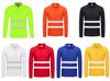 Polo Reflectante Transfronterizo Manga Corta Carrera Nocturna Ciclismo Construcción Secado Rápido Camiseta Reflectante Ropa Reflectante de Seguridad