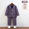 Traje Casual para Niños Primavera y Otoño Nuevo Estilo para Niños Pequeños y Medianos Cumpleaños Boda Traje para Actividades de Paje Traje Moderno