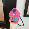 Bolsa Transversal de Ombro Único Color-Blocking Tendência 2026 Nova Estilosa Ins Mini Fofa de Primavera Colorida Desenho Animado Infantil para Meninas
