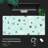 Mousepad extra grande com cor degradê e logotipo personalizado, adequado para uso em jogos e escritório como tapete de mesa para teclado