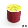 Não. 72 Fio de Jade 0,8mm Poliéster Fio Trançado à Mão Pingente DIY Corda Vermelha Acessórios de Nó Chinês Fio Ponto Atacado