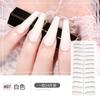 Uña Falsa Larga para Ballet 24 Colores Sólidos Uña Falsa Parche de Uña Completa Parche de Uña