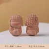 Madeira de Cipreste Sangrento Escultura Desenho Animado Fofo Brinquedo Cultural Contas Budistas Acessórios Artesanal DIY Enfeites Pulseiras Chaveiros Atacado