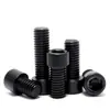 Tornillos de alta resistencia grado 4.8, cabeza cilíndrica, hexágono interior, tornillos de media rosca, cabeza de copa, hexágono interior M4M5M6M8M10