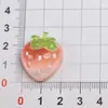 Adornos de frutas de simulación de alta calidad, goteo de aceite, cereza tridimensional, fresa, uva, durazno, sandía, limón, accesorios DIY para pulsera