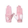 Guantes de Golf para Mujer, Transpirables, Antideslizantes, Guantes de Tela de Microfibra, Suaves, Resistentes al Desgaste y Cómodos, 1 Par de Guantes para Manos Izquierda y Derecha