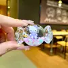 Muñeca de Gato Kt de Dibujos Animados con Arena Líquida en una Botella Venta al por Mayor Decoración Creativa para Escritorio Llavero Acrílico Colgante Pequeño Accesorio