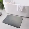 Tapetes de piso de terra de diatomáceas rígidos feitos sob medida para banheiros, tapetes absorventes, tapetes antiderrapantes para uso doméstico, tapetes de piso de terra de diatomáceas naturais