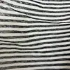 120g Algodón Poliéster Rayas Copo de Nieve Hilo de Bambú Algodón Tela Teñida Hilo Ropa Infantil Camiseta Camiseta para Aire Acondicionado Estilo Occidental Manga Corta Traje de Baño de Playa