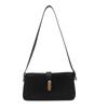 Bolso de Hombro Texturizado para Axila para Mujer 2026 Nuevo Color Sólido Hebilla Simple Fresco Moda Versátil Bolso Horizontal