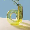 Tubo de Ensaio Vaso de Vidro Recipiente de Pequeno Diâmetro Arte Sala de Estar Ornamento Vintage Arranjo de Flores Vaso de Flores de Alta Qualidade Luxo Leve Retrô