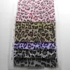 Lona Ecológica Impresa Estampado de Leopardo Puntos Tela Gasa de Algodón Cartón Grueso Diagonal Impreso Material para Zapatos de Leopardo Tela para Equipaje Sombrero