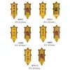 Pegatinas de Teléfono con Contenido de Oro de Shenzhen Shuibei para Riqueza, Fortuna y Prosperidad, con Adhesivo Posterior, Pegatinas Doradas para Promociones de Transmisiones en Vivo, Pequeños Regalos