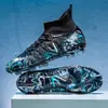 Zapatos de fútbol con tacos largos transfronterizos para hombre, tacos de césped artificial de caña alta, zapatillas deportivas para estudiantes jóvenes, zapatos para entrenamiento de competición