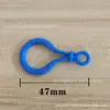 Accesorios DIY Hebilla de Burbuja de Luz de Colores Llavero de Langosta Gancho para Accesorios de Equipaje Hebilla Colgante de Plástico Hecha a Mano