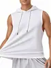 Marca Independiente Verano 2026 Chaleco Deportivo Elegante de Corte Ajustado para Hombre con Capucha sin Mangas para Exteriores, Jogging, Viajes Ahora Disponible