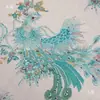 56*28cm Bordado de Gaze Lantejoulas Bordado de Fênix Patch de Tecido Fantasia de Performance Étnica Acessórios DIY Multicolorido Nenhum