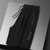 Pantalones Cortos Casuales de Seda de Hielo para Hombre Elásticos de Aire Acondicionado Pantalones Deportivos Juveniles de Secado Rápido Transfronterizos Delgados Pantalones de Playa