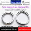 Argola de Chaveiro de Aço Inoxidável Atacado Argola de Chaveiro 304 30 Argolas Planas 25mm Polido Espelho Chaveiro de Carro de Alta Qualidade
