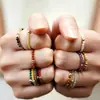 Cristal Natural Turmalina Turquesa Cuentas Sueltas Cuentas Pequeñas Accesorios para Joyería DIY Pulseras con Cuentas Collares Productos Semi-Terminados