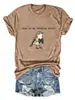 Esta é a minha camiseta casual de algodão colorida de manga curta para mulheres, para observação de pássaros, Amazon eBay site independente, moda divertida