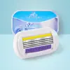 Maquinilla de afeitar manual Jifuli para mujer con mango de tres capas para afeitar el vello de las piernas y las axilas, Suministro de exportación transfronteriza