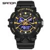 Reloj electrónico Sanda 3150, multifuncional, deportivo, impermeable, para hombre, sencillo y creativo, venta al por mayor.