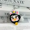 Novo chaveiro de unicórnio arco-íris, com um fofo pom-pom de desenho animado, perfeito como pingente de bolsa ou acessório de chave, adorável enfeite de pelúcia