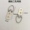 Ganchos para Porta-Retrato, Suporte de Exibição para Porta-Retrato, Acessórios de Fixação para Pendurar, Fivela de Pendurar para Traseira de Porta-Retrato, Argola de Pendurar para Pintura e Caligrafia Chinesa, Fixação Oculta Espessada
