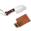 Navaja de Llavero de Bolsillo Cuchillo de Regalo Plegable para Exteriores Cuchillo de Desempaque Cuchillo Mini Portátil Llavero EDC