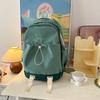 Nova mochila simples japonesa e coreana 2023 para estudante do ensino fundamental feminino, mochila escolar, mochila para trabalho, computador e viagem