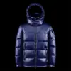 Nueva chaqueta de plumón gruesa de comercio exterior estándar en vivo transfronteriza europea y americana para hombre y mujer, cara brillante, abrigo de pareja de plumón de pato de invierno, moda