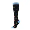 Calcetines de compresión deportivos unisex para pantorrillas, más de 200 estilos de calcetines de compresión largos para saltar la cuerda y correr, directo de fábrica